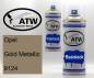 Preview: Opel, Gold Metallic, 9124: 400ml Sprühdose + 400ml Klarlack - Set, von ATW Autoteile West.